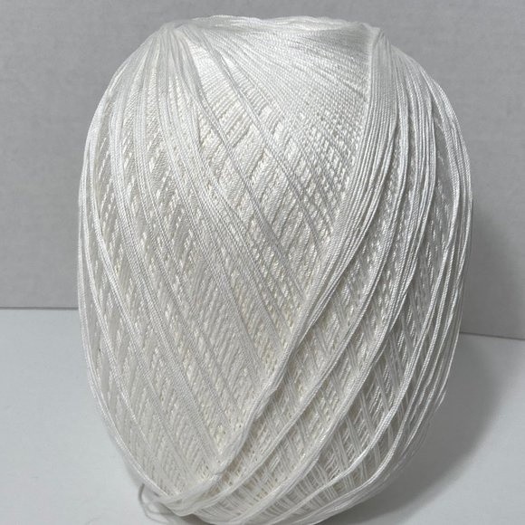 3 Aunt Lydia's Classic Crochet Thread Jumbo White - Picture 1 of 8
